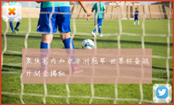 聚焦塞内加尔非洲冠军 世界杯备战计划全揭秘